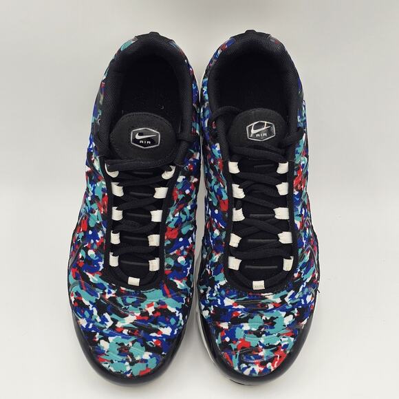 Nike Air Max Plus Black/White/Hyper Blue CU4623-001 Size 6.5Y Womens 8 - Picture 6 of 12